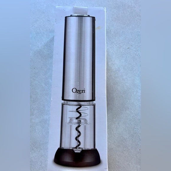 New Extravo Ozeri OW07A Stainless Steel Rechargeable Wine Opener - Picture 1 of 6